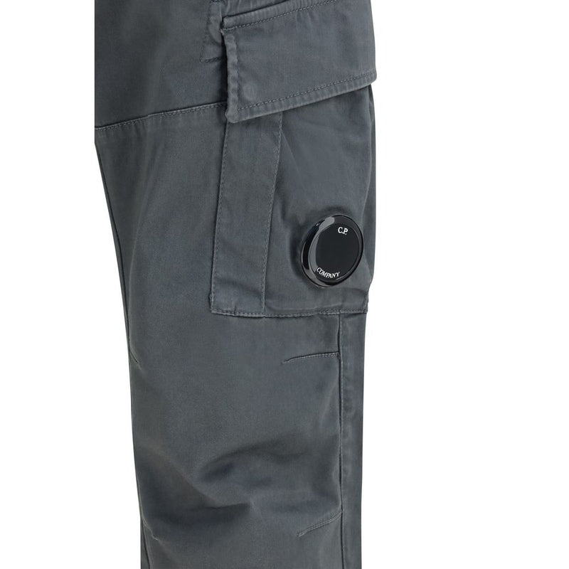C.P. Company Blue Cotton Cargo Pants - Ergonomic Fit