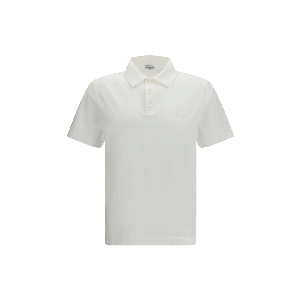 Polo Burberry en coton blanc