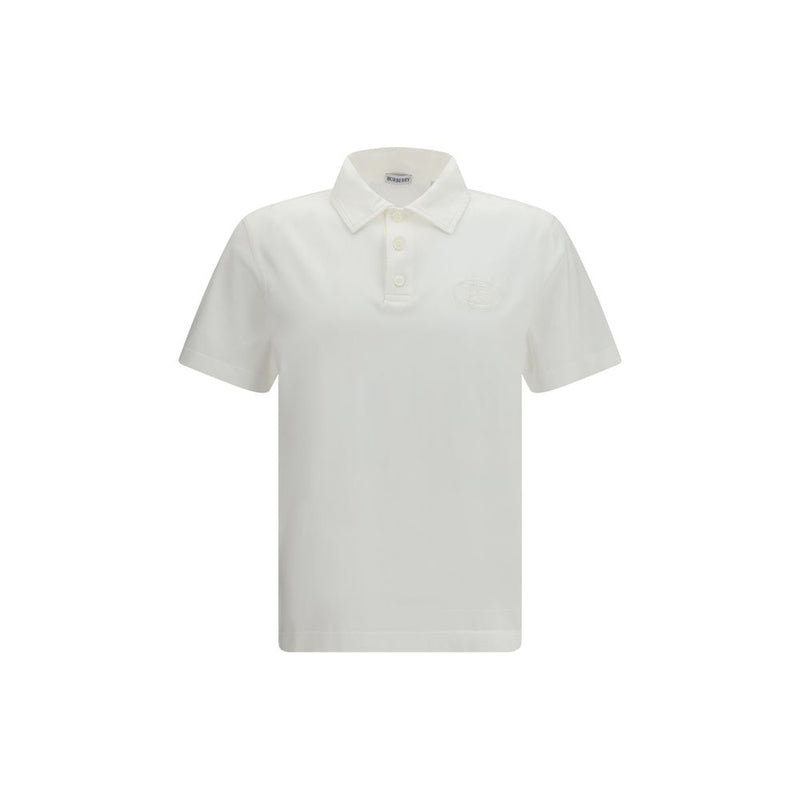 Polo Burberry en coton blanc