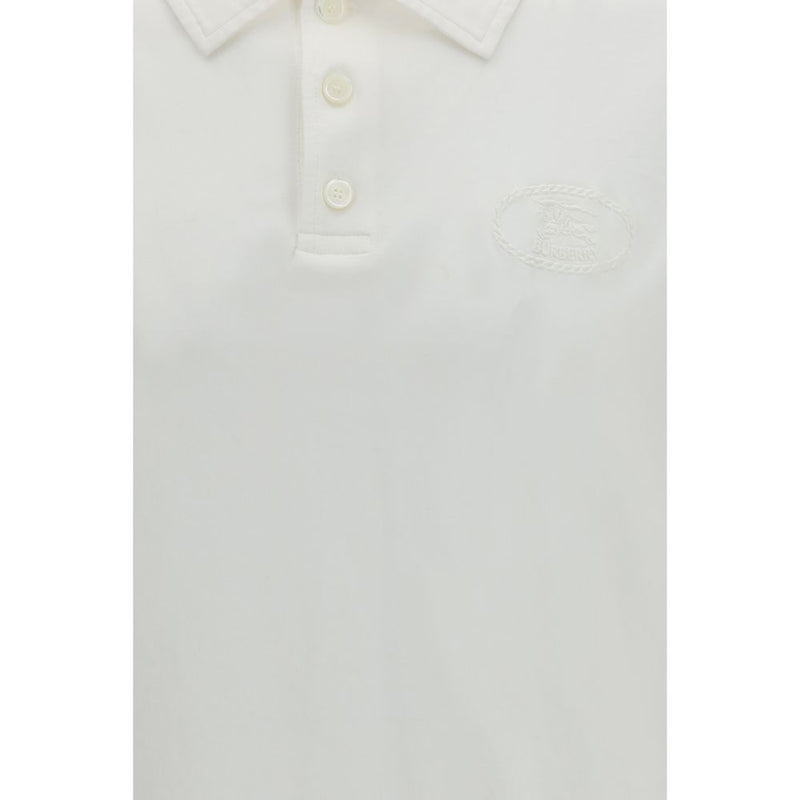 Polo Burberry en coton blanc