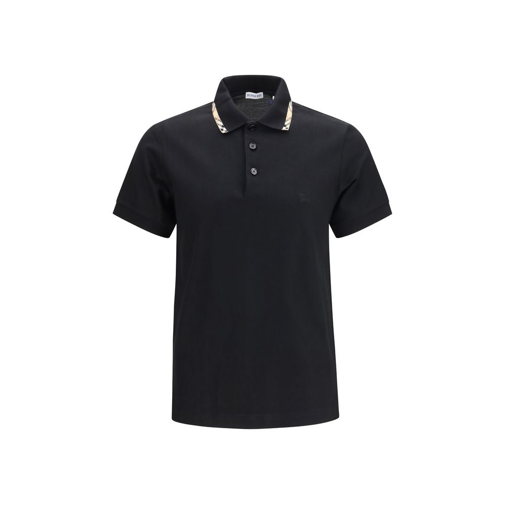 Burberry zwart katoenen poloshirt