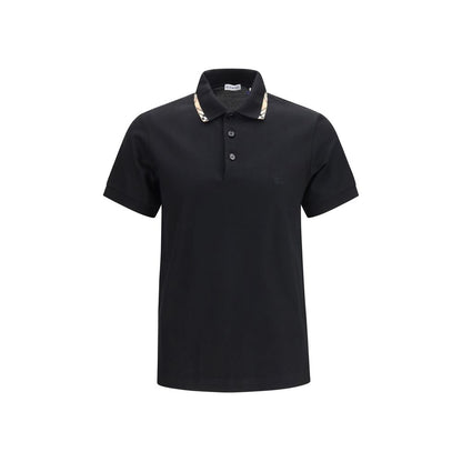 Burberry zwart katoenen poloshirt