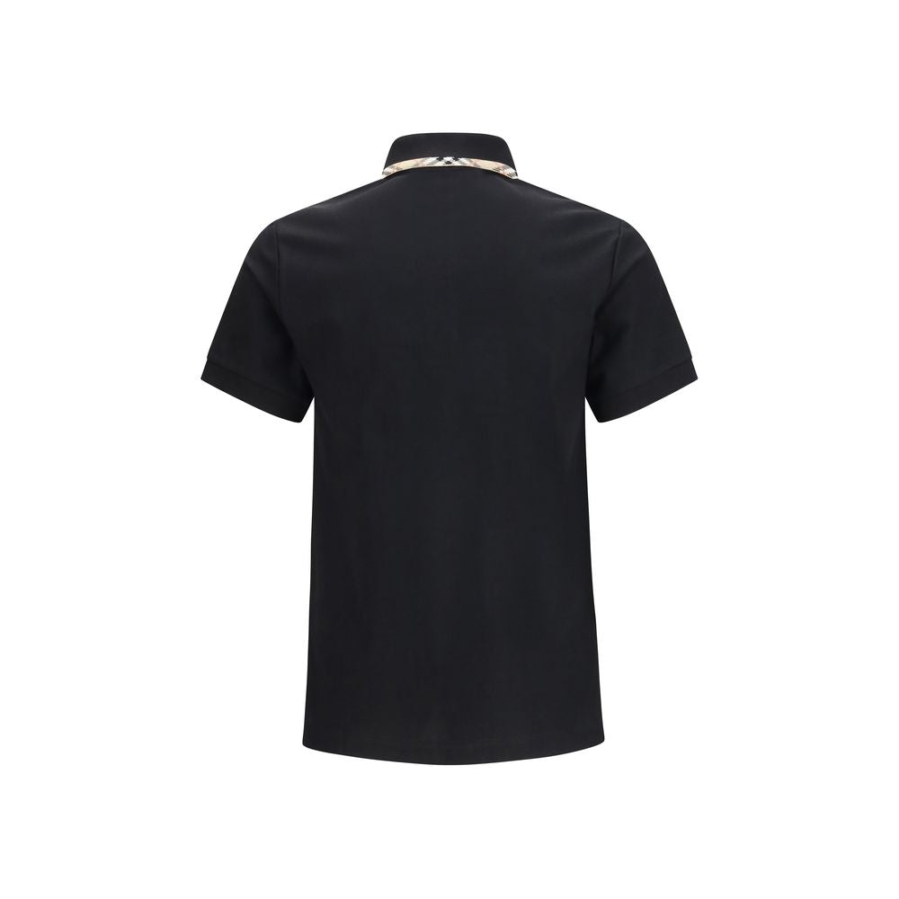 Burberry zwart katoenen poloshirt