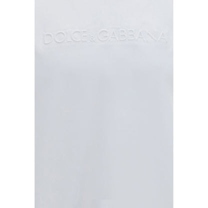 Wit katoenen T-shirt van Dolce &amp; Gabbana
