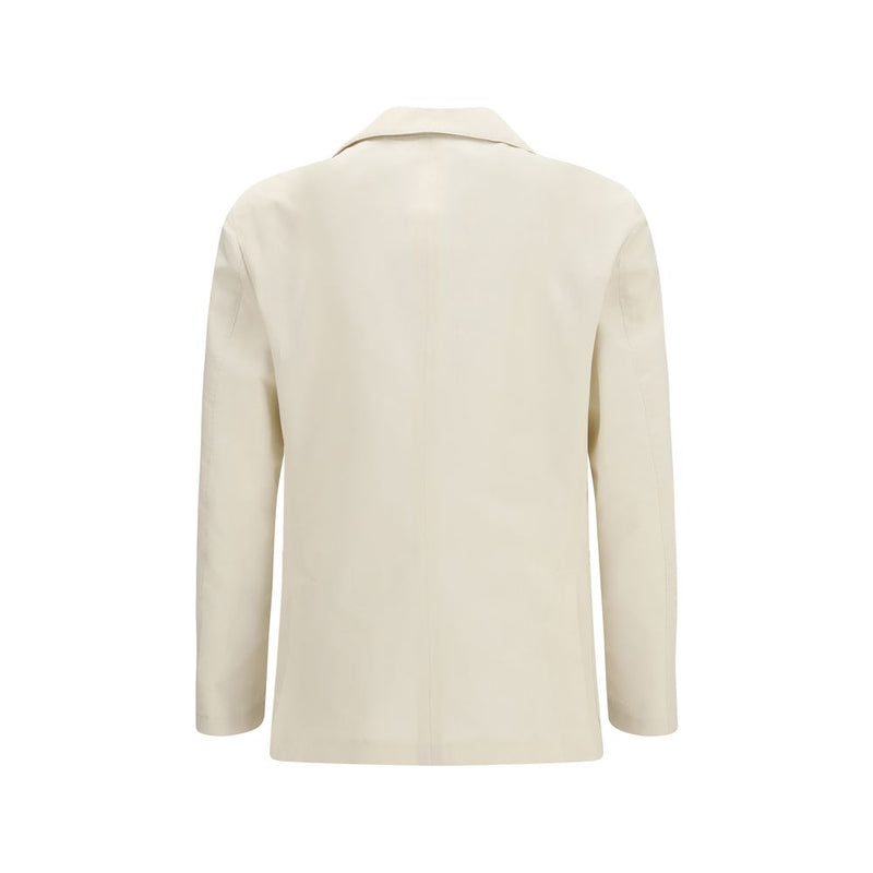Lardini White Cotton Blazer for Men