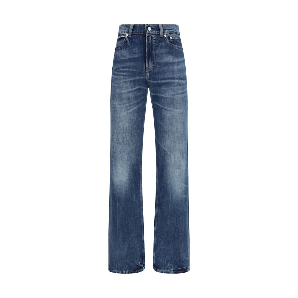 Our Legacy Wata Cut Blue Cotton Bootcut Jeans