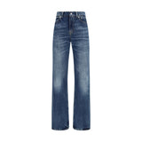 Our Legacy Wata Cut Blue Cotton Bootcut Jeans