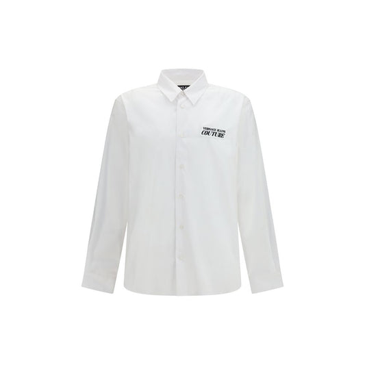 Versace Jeans White Cotton Shirt - Classic & Versatile Design