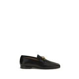 Valentino Garavani Black Goatskin Slip-On Loafers for Men