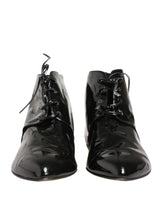 Dolce & Gabbana Black Leather Ankle Boots for Women
