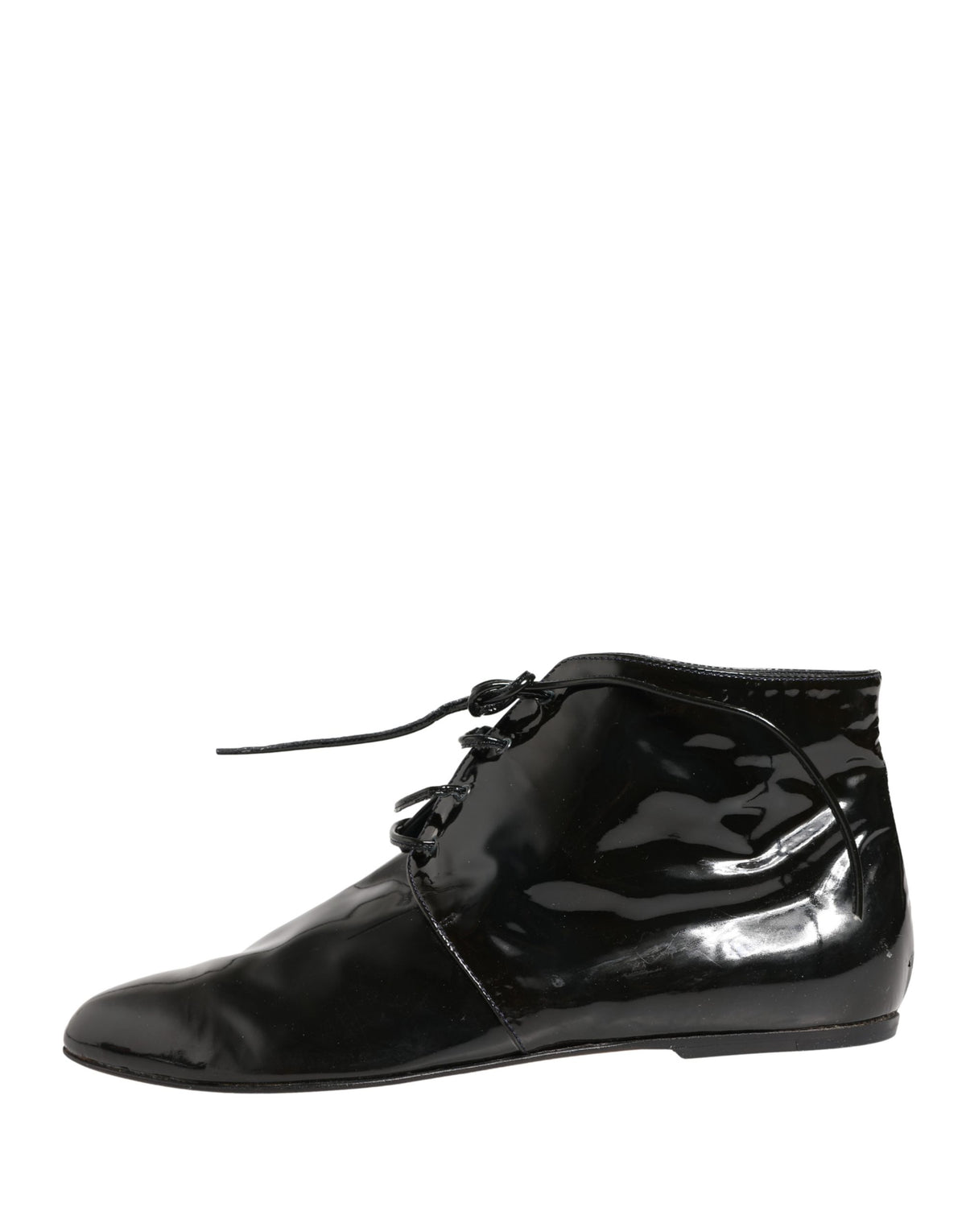 Dolce & Gabbana Black Leather Ankle Boots for Women