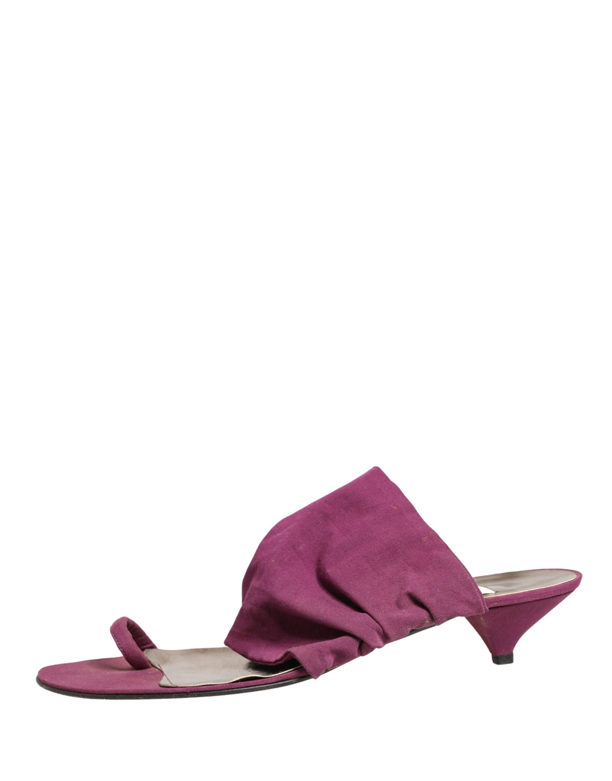 Dolce & Gabbana Violet Heels Sandals - Authentic Italian Design