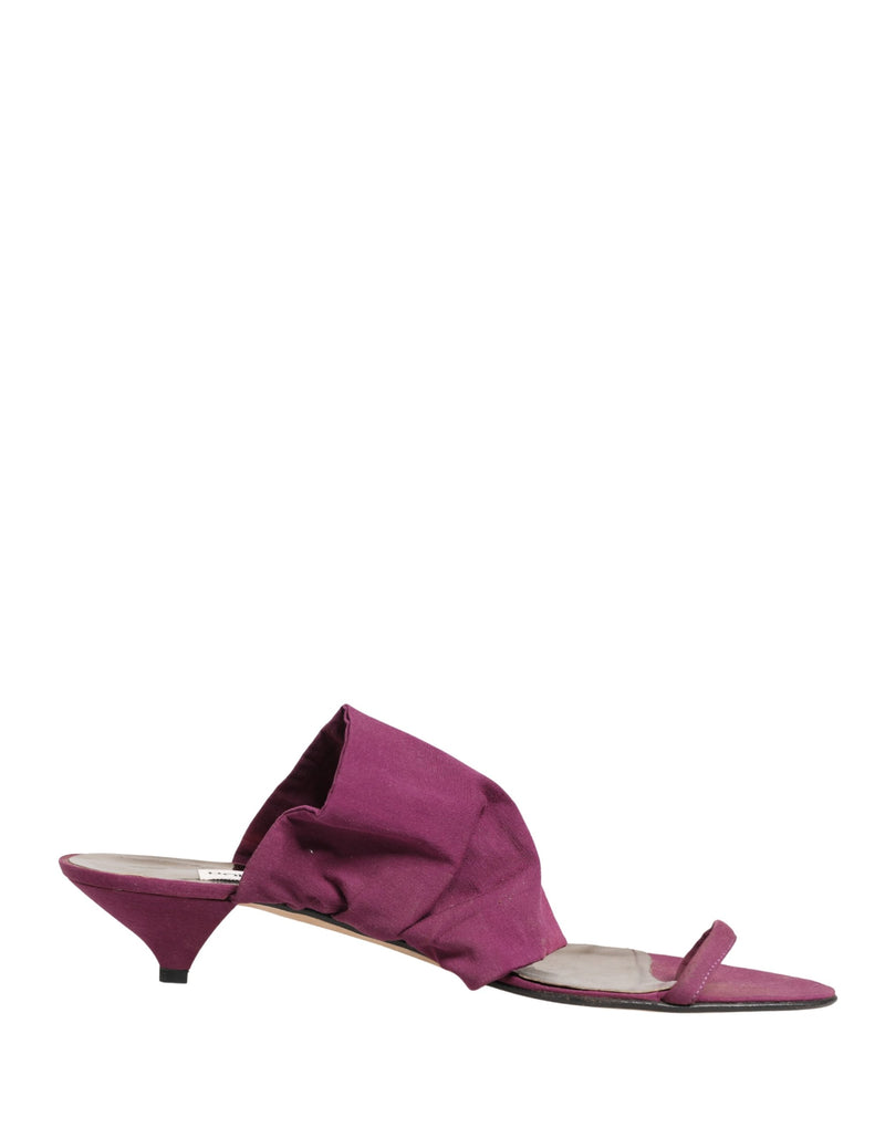Dolce & Gabbana Violet Heels Sandals - Authentic Italian Design