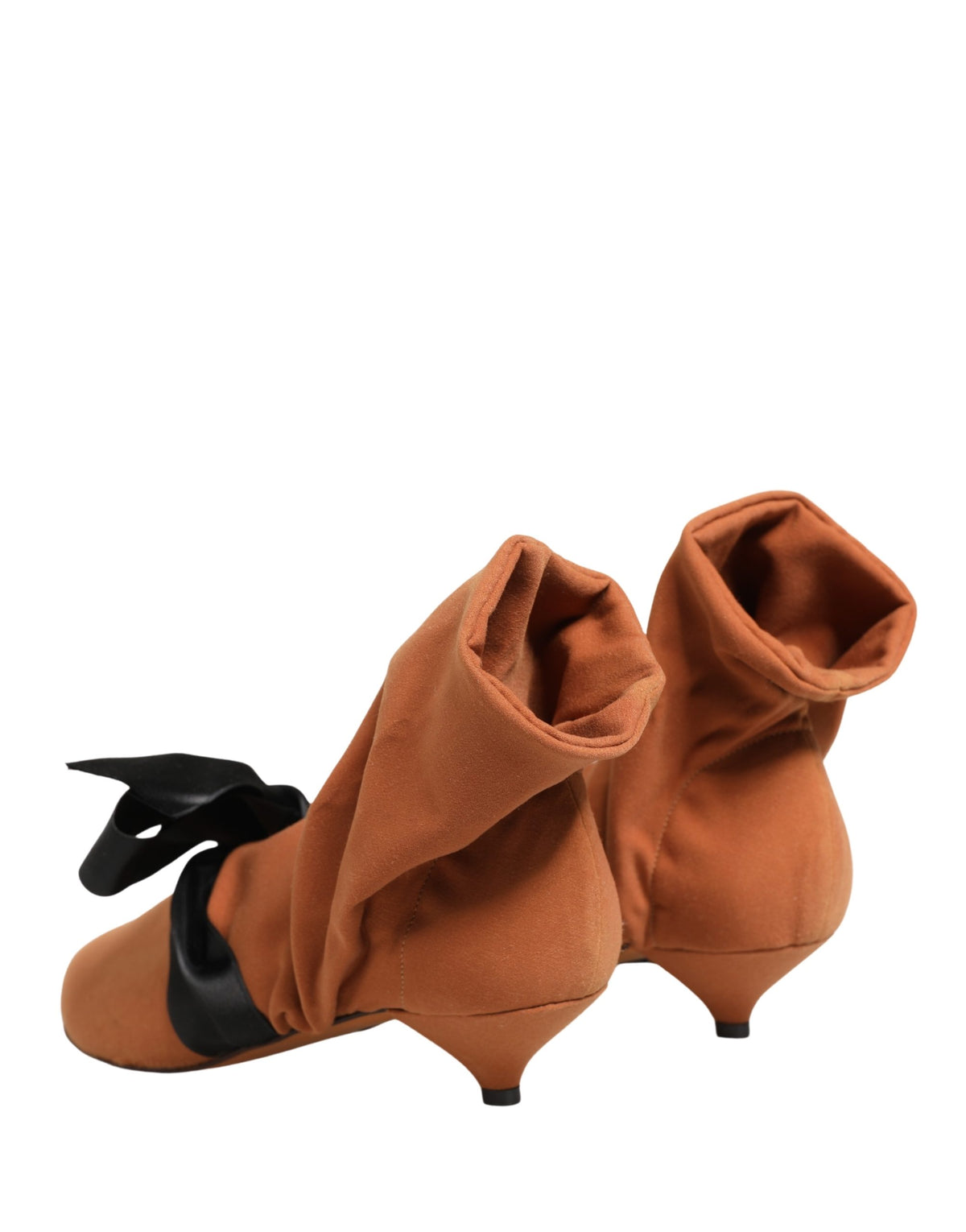 Dolce & Gabbana Ankle Boots in Brown and Black Suede