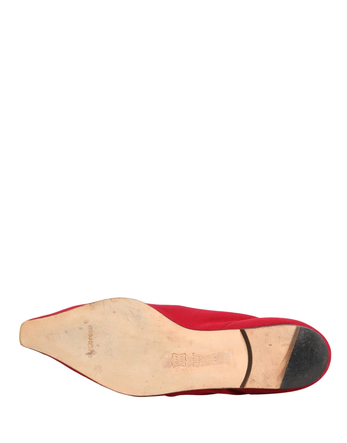 Dolce & Gabbana Red Suede Ankle Boots - Authentic Collaboration