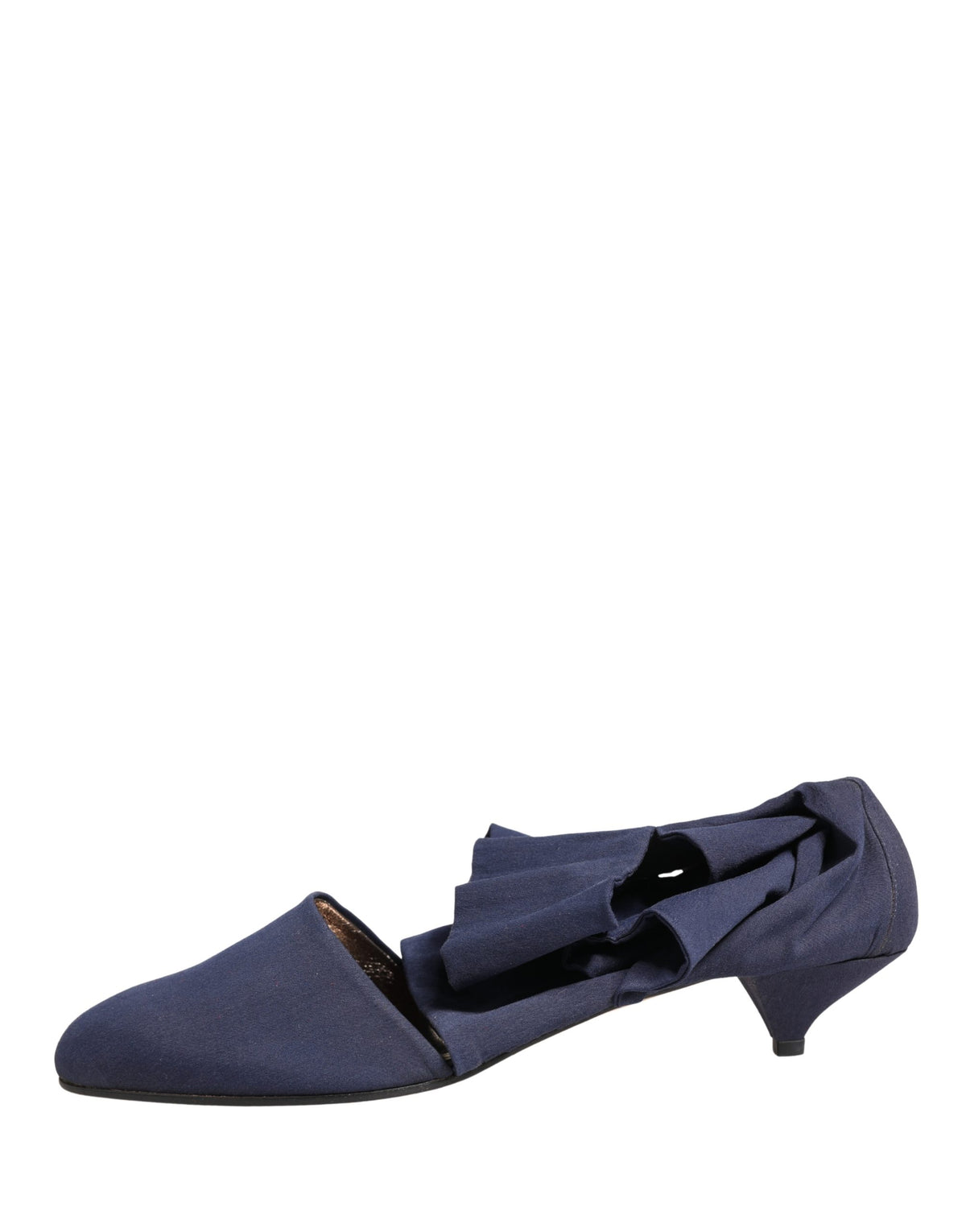Dolce & Gabbana Blue Cotton Ankle Boots - Stretch Sock Style