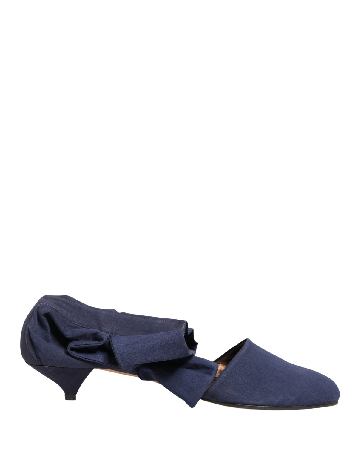 Dolce & Gabbana Blue Cotton Ankle Boots - Stretch Sock Style