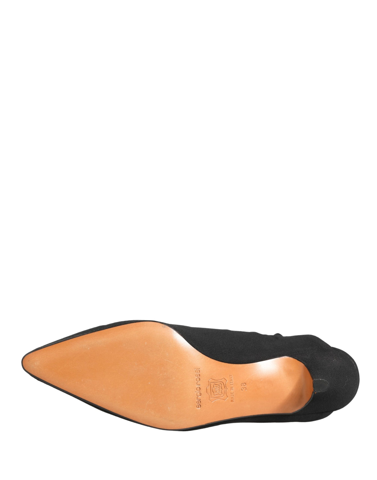 Dolce & Gabbana Black Suede Heeled Mule Shoes