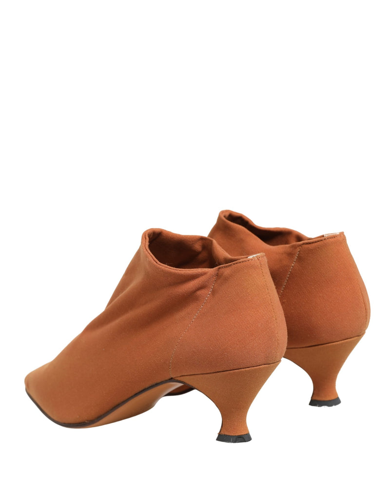 Dolce & Gabbana Brown Suede Ankle Boots - Women