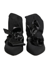 Dolce & Gabbana Black Suede Ankle Boots - Women’s Fashion