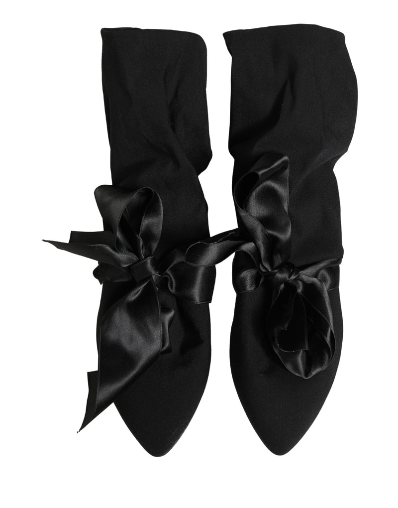 Dolce & Gabbana Black Suede Ankle Boots - Women’s Fashion