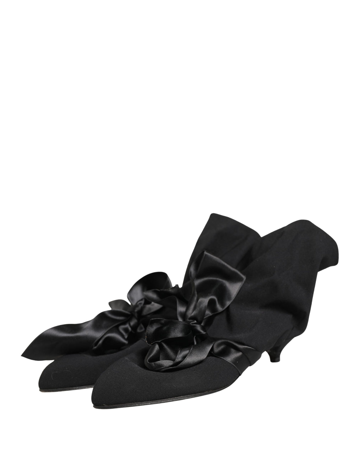 Dolce & Gabbana Black Suede Ankle Boots - Women’s Fashion