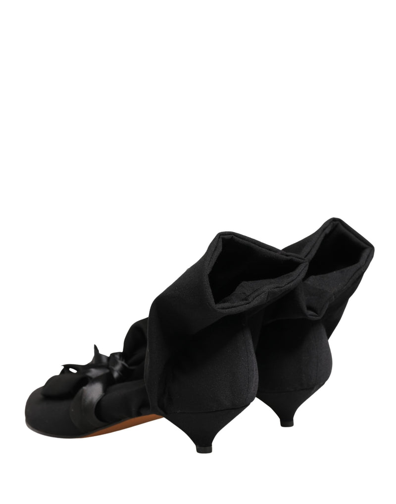 Dolce & Gabbana Black Suede Ankle Boots - Women’s Fashion