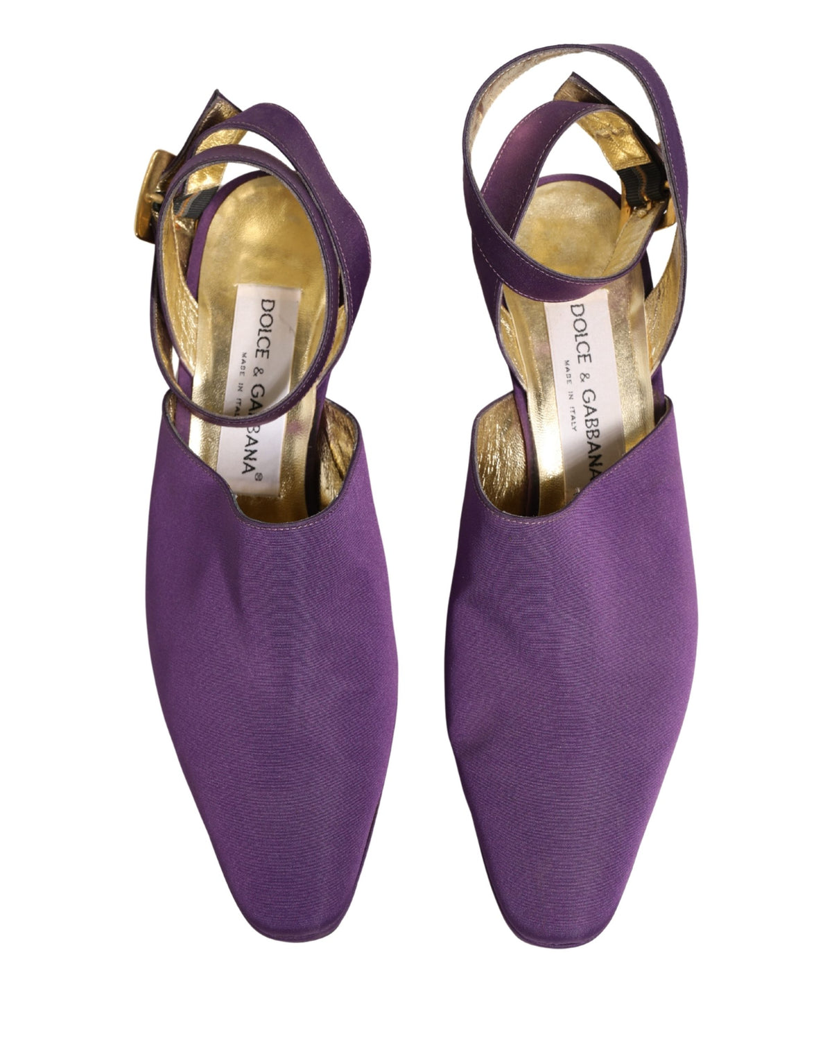 Dolce & Gabbana Heels Sandals - Purple Suede Collaboration