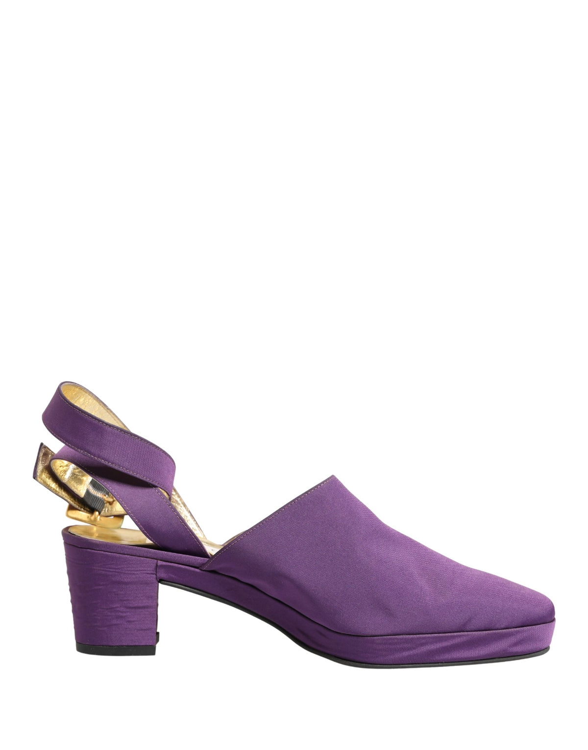 Dolce & Gabbana Heels Sandals - Purple Suede Collaboration