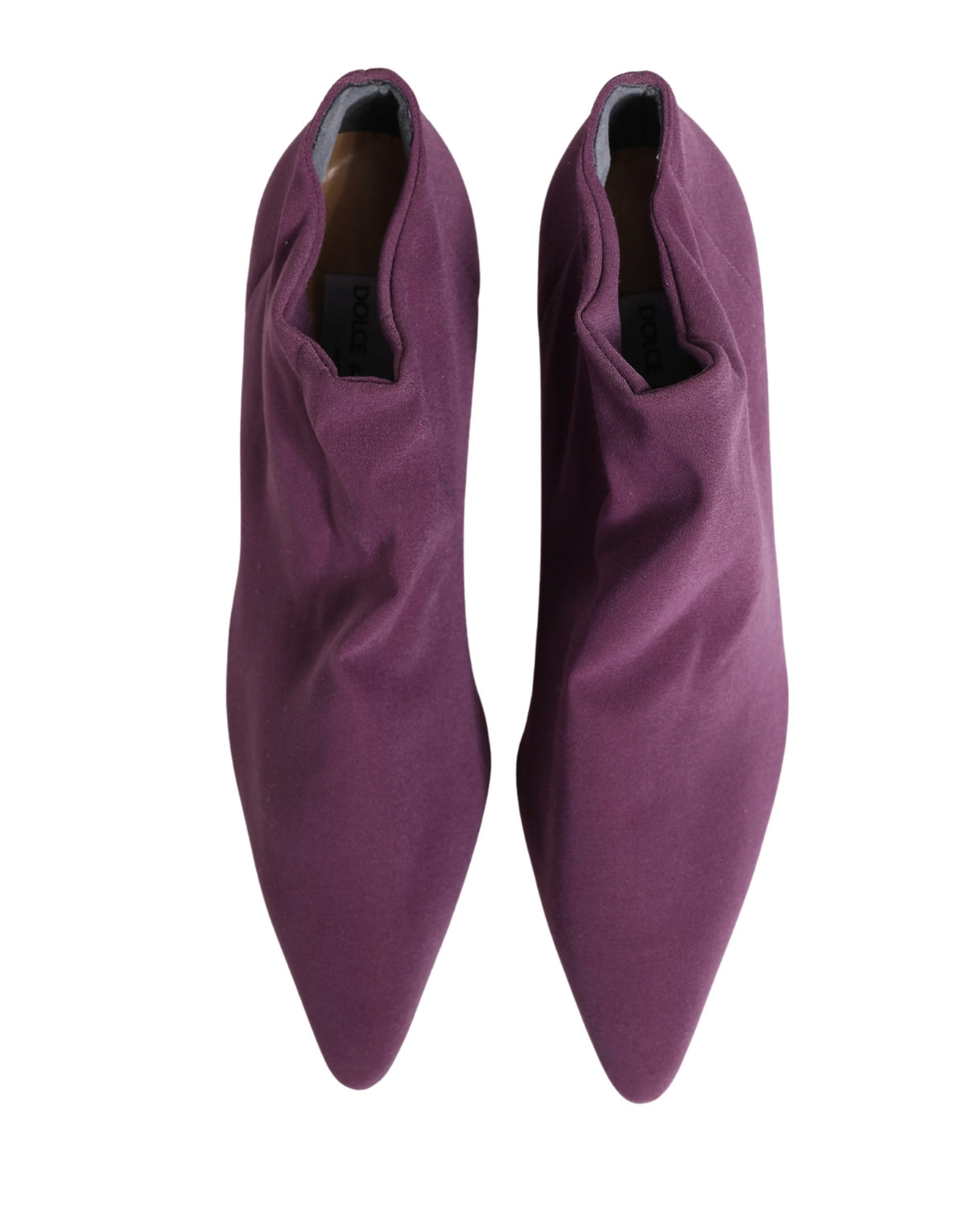 Dolce & Gabbana Purple Suede Ankle Boots - Authentic Collaboration