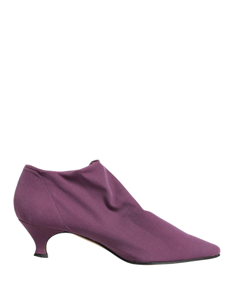 Dolce & Gabbana Purple Suede Ankle Boots - Authentic Collaboration