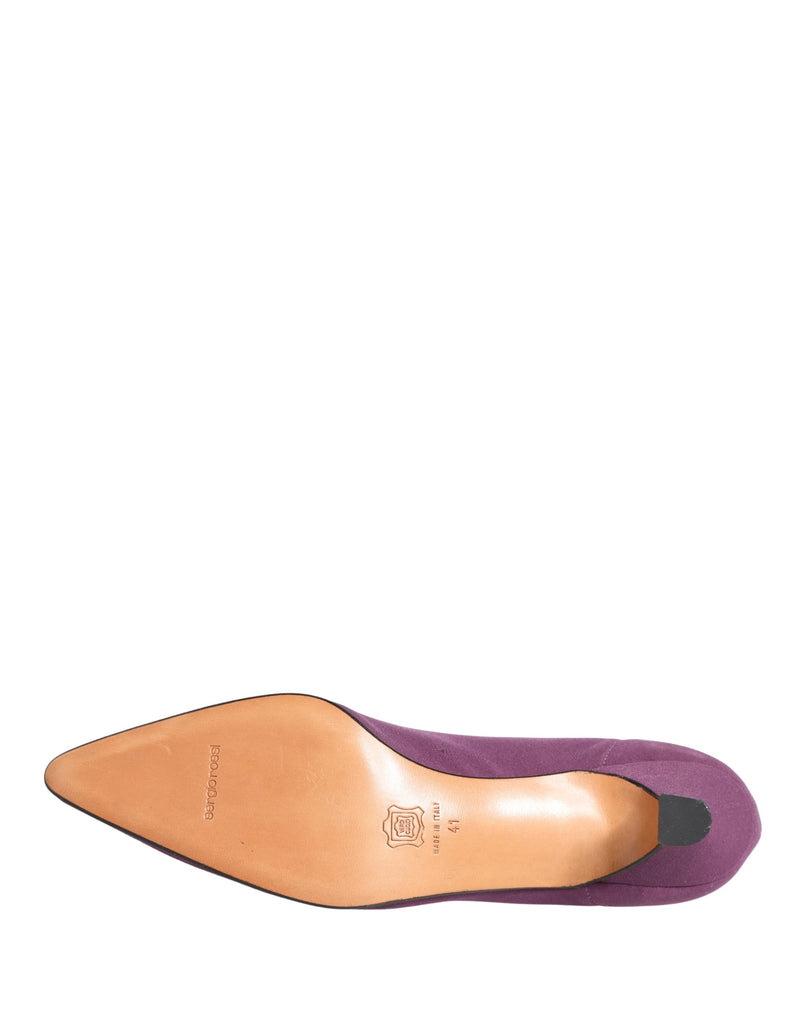 Dolce & Gabbana Purple Suede Ankle Boots - Authentic Collaboration