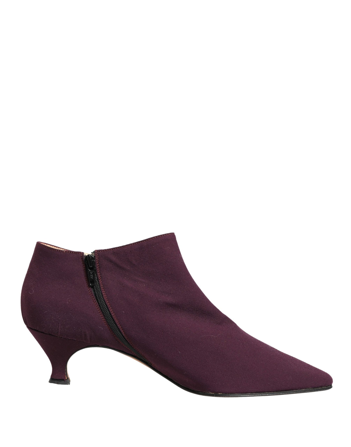 Dolce & Gabbana Purple Suede Ankle Boots for Women