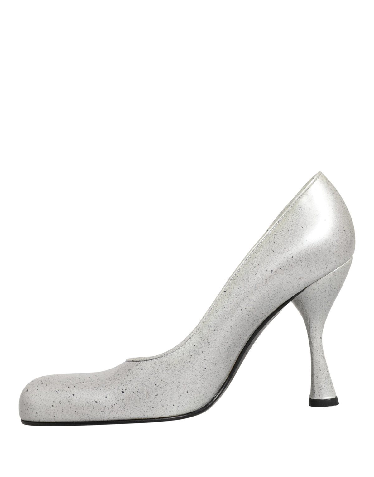 Dolce & Gabbana White Leather High Heels for Women - Pumps Shoes