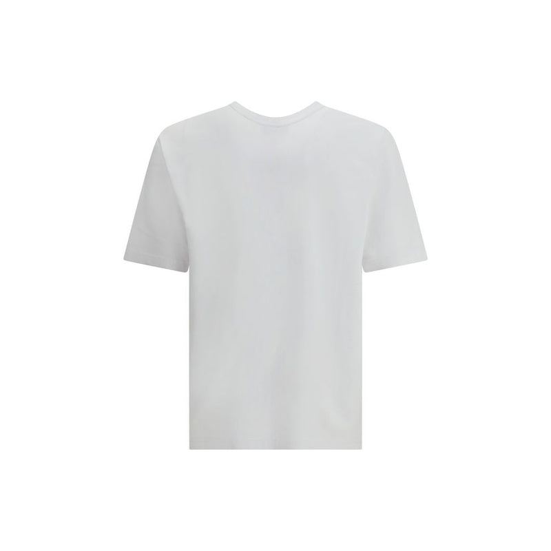 Maison Kitsuné White Cotton T-Shirt - Fox Head Comfort Tee