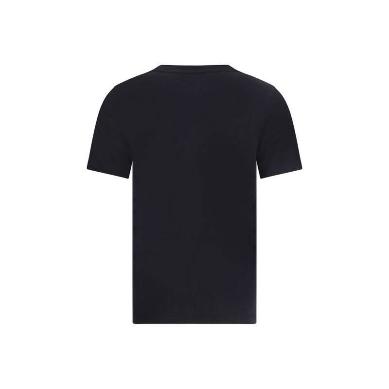 Maison Kitsuné Baby Fox Black Cotton T-Shirt for Women