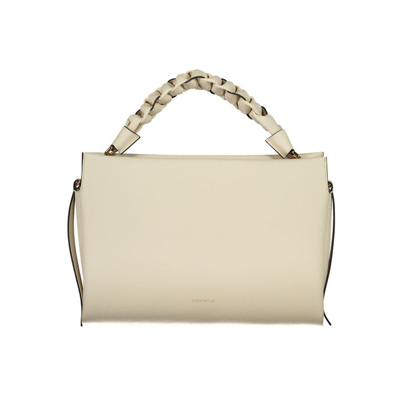 Coccinelle Bianco Leather Handbag for Women