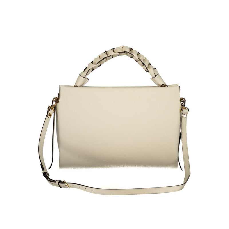 Coccinelle Bianco Leather Handbag for Women