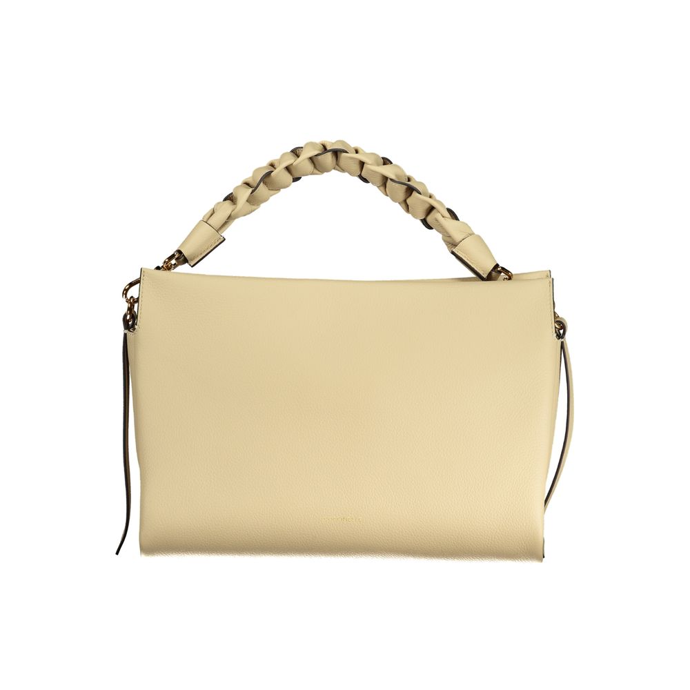 Coccinelle Beige Leather Handbag for Women