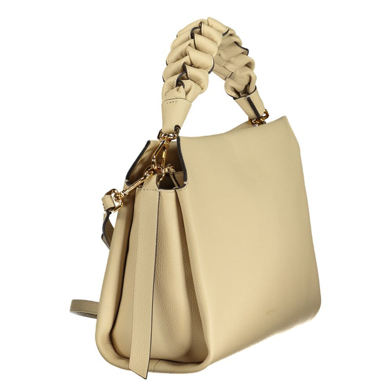 Coccinelle Beige Leather Handbag for Women