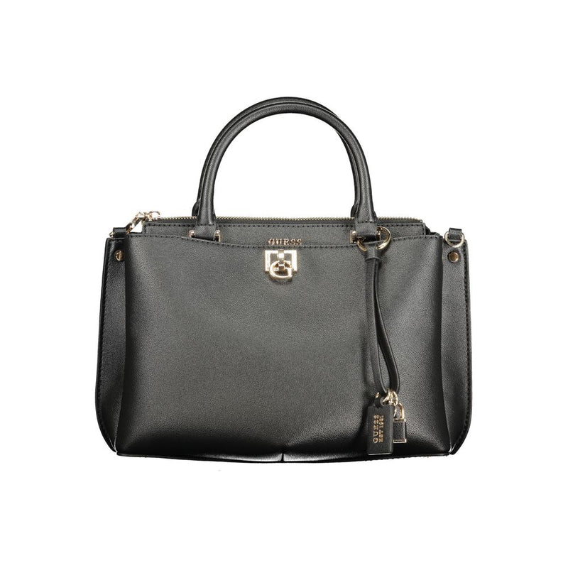 Guess Jeans Black Polyurethane Handbag for Women