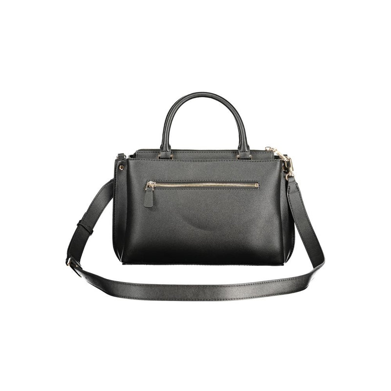 Guess Jeans Black Polyurethane Handbag for Women