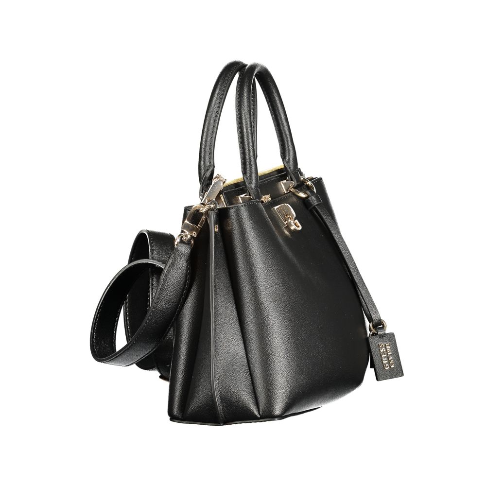 Guess Jeans Black Polyurethane Handbag for Women