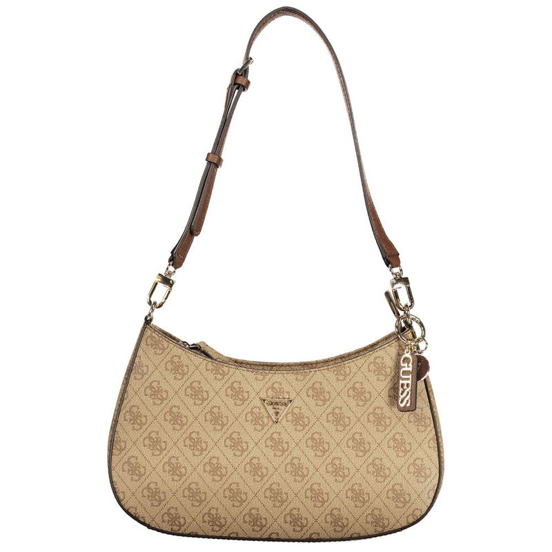 Sac à main Guess Jeans beige en polyuréthane pour femme