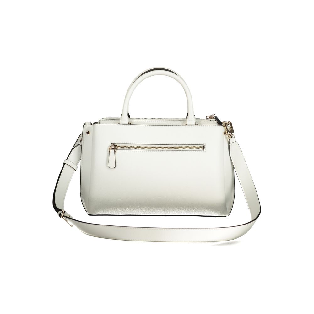 Guess Jeans White Polyurethane Handbag for Women