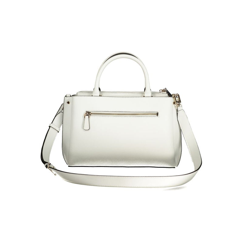 Guess Jeans White Polyurethane Handbag for Women