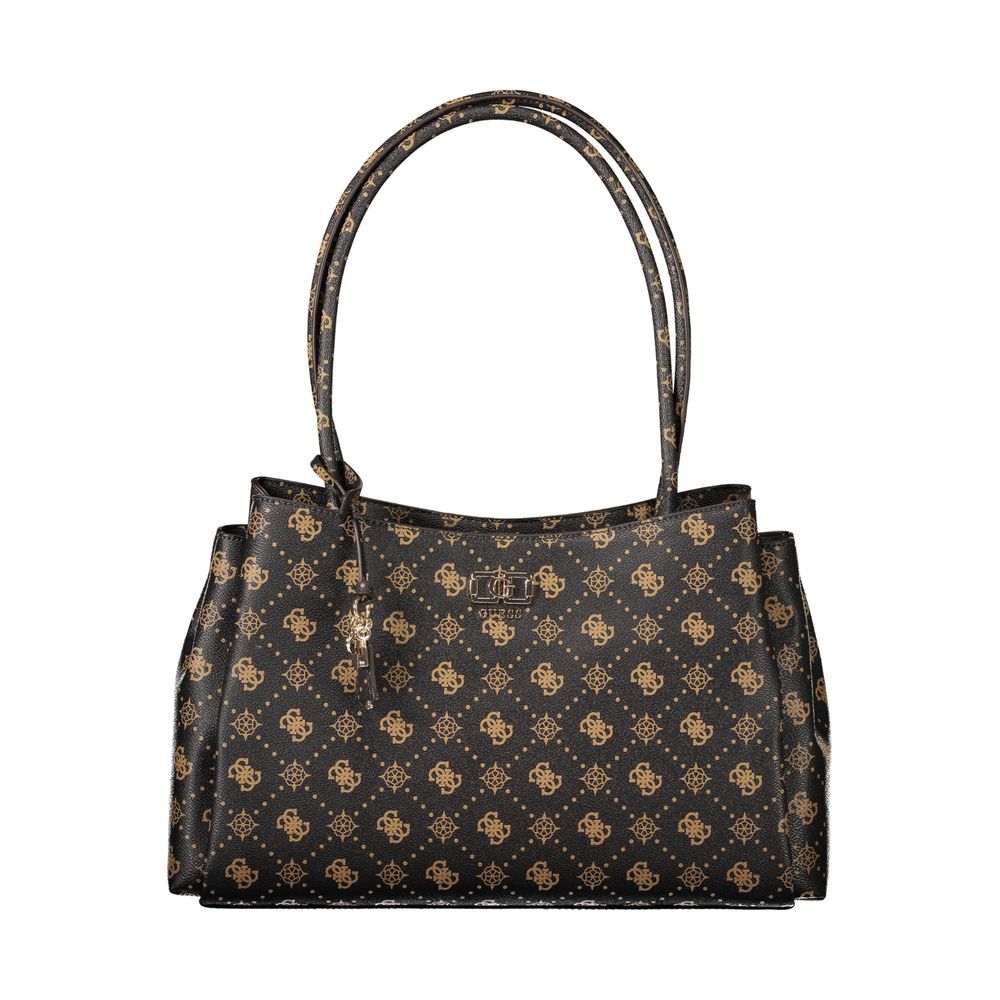 Guess Jeans Emelie Marrone Sac à Main pour Femme