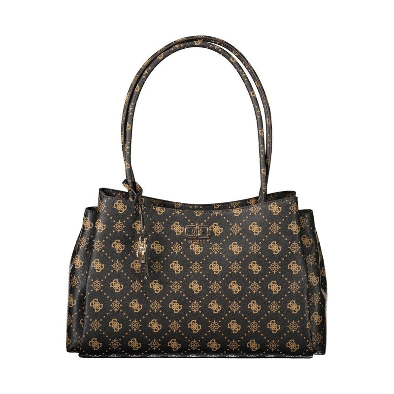 Guess Jeans Emelie Marrone Sac à Main pour Femme
