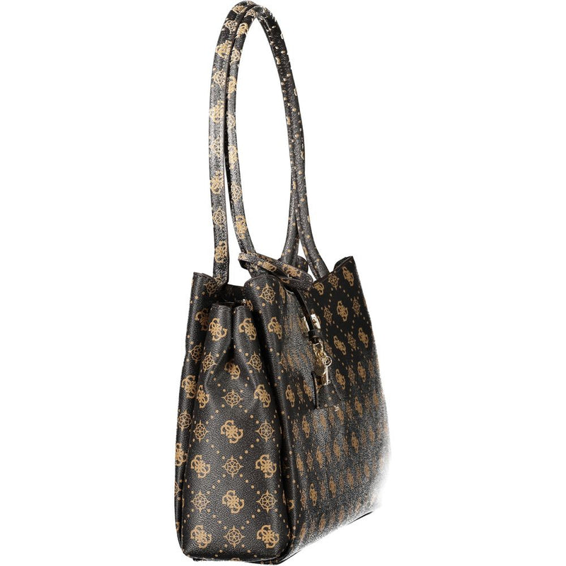 Guess Jeans Emelie Marrone Sac à Main pour Femme