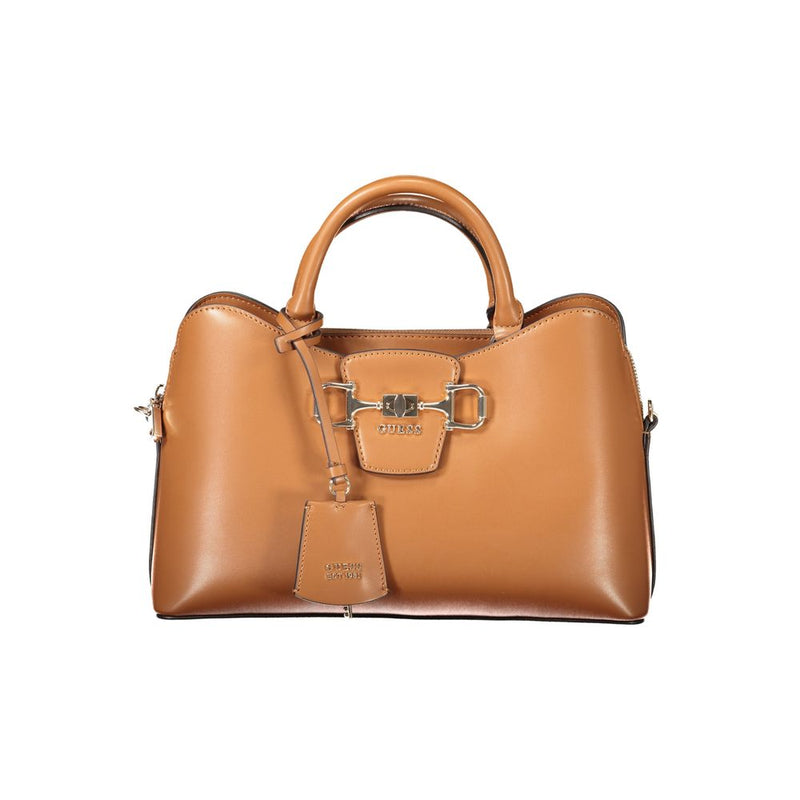 Guess Jeans Emelie Marrone Handbag - Élégance et Fonctionnalité